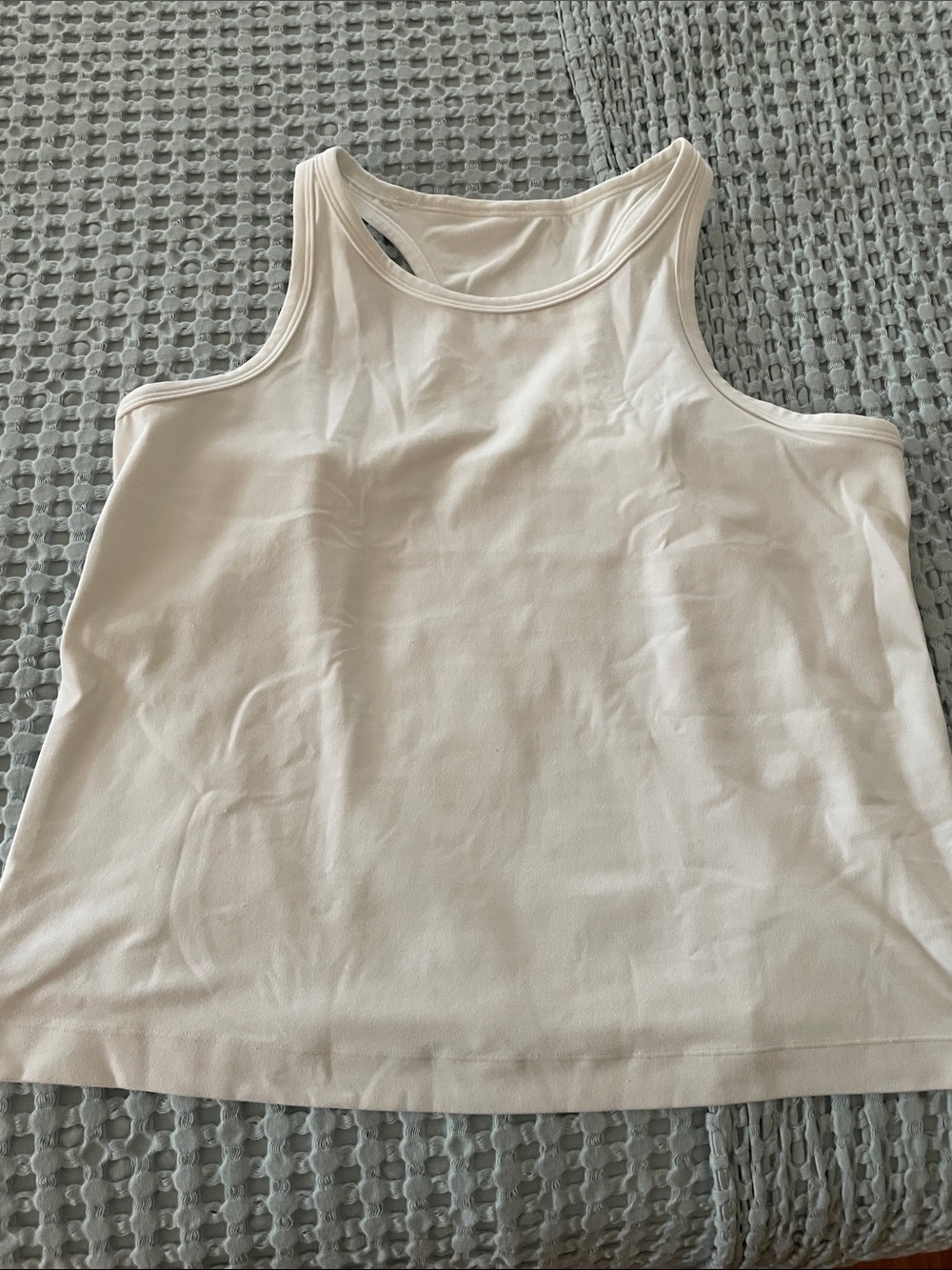 lululemon athletica white long line Racerback Tank